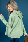Talking to You Hoodie in Sage (SALE)