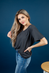 **Deal of the Day** Come Around Again V-Neck Tee (Multiple Colors)