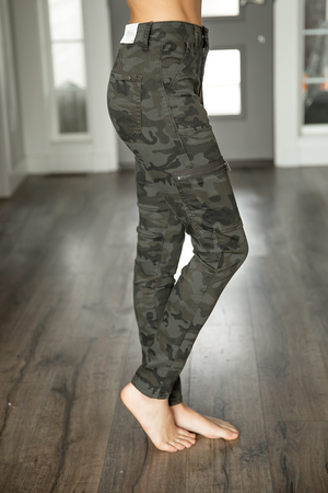 KanCan Tell All Camo Skinny Jeans (SALE)