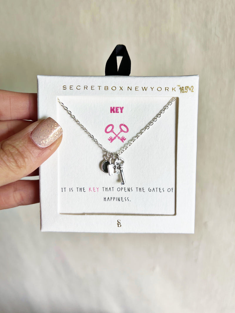 Key Petite Necklace in Silver