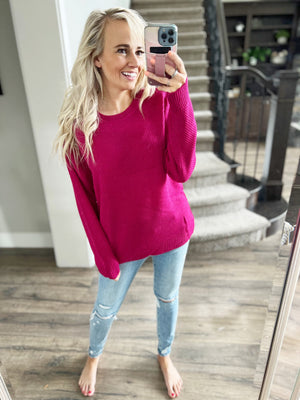 Meeting You Knit Sweater (Multiple Colors)