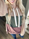 Keep On Loving You Color Block Hoodie