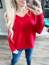 Falling In Love V-Neck Sweater (Multiple Colors)