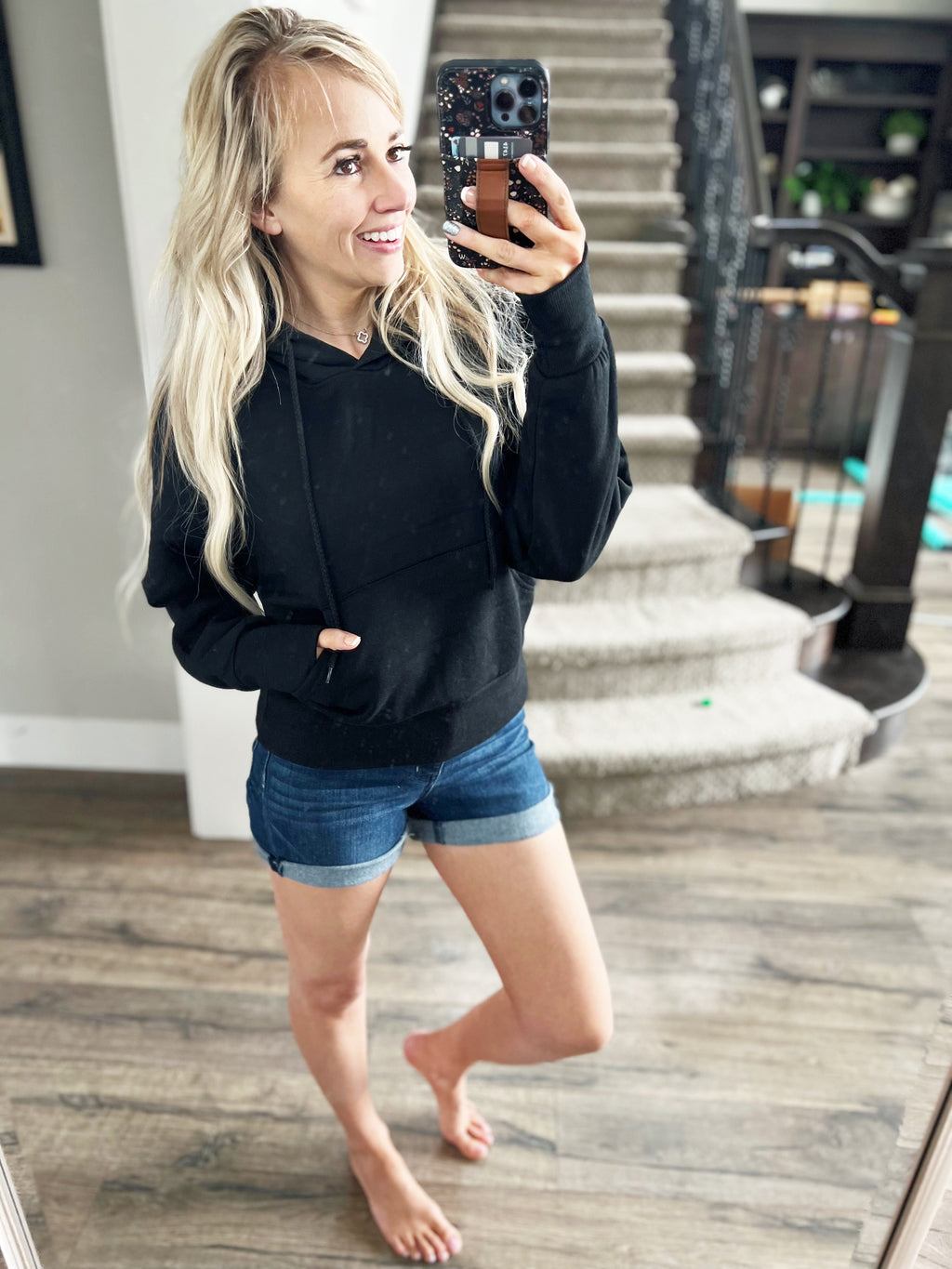 Don't Need An Invitation Hoodie in Black