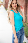 Could Say Ribbed Tank Top (Multiple Colors) (SALE)