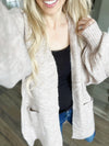 Look What You Made Me Do Cardigan in Mocha Blush