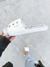 Blowfish Wanted To White Sandals