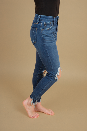 KanCan Beautiful Sound Dark Wash Skinny Jeans (SALE)