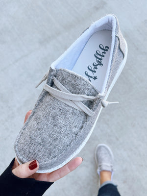 Gypsy Jazz Sweater Weather Sneakers in Gray