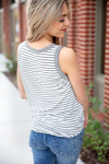 Once I Get It Striped Tank Top (SALE)