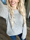 Cozy Time Sweater in Heather Gray