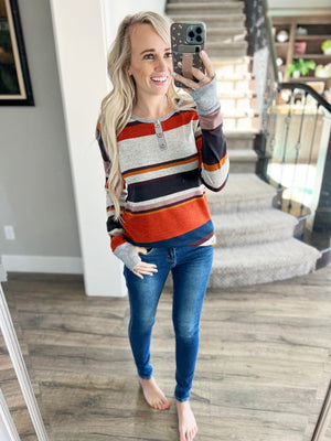 Magic in the Air Striped Long Sleeve