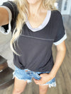 Sweet Dreams Short Sleeve Tee in Black