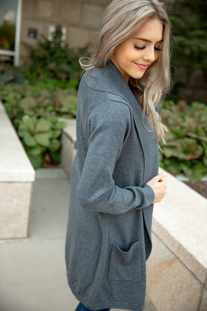 One I Love Cardigan in Gray
