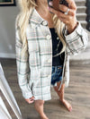 Need Me Shacket in Cream and Sage