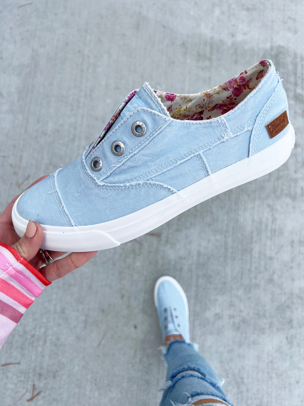 Blowfish Guess Who Sneakers in Light Blue (SALE)