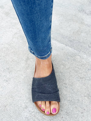 Very G Because of You Sandals in Black