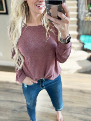Face Your Fears Long Sleeve Pullover Top (Multiple Colors)