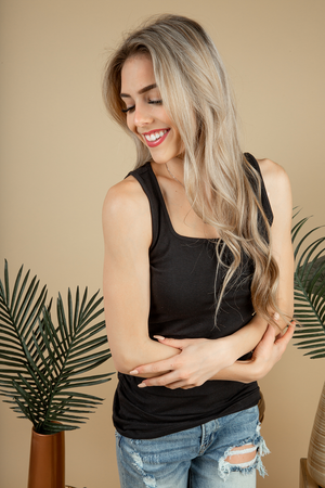 What is Important Side Scrunch Tank (Multiple Colors) (SALE)