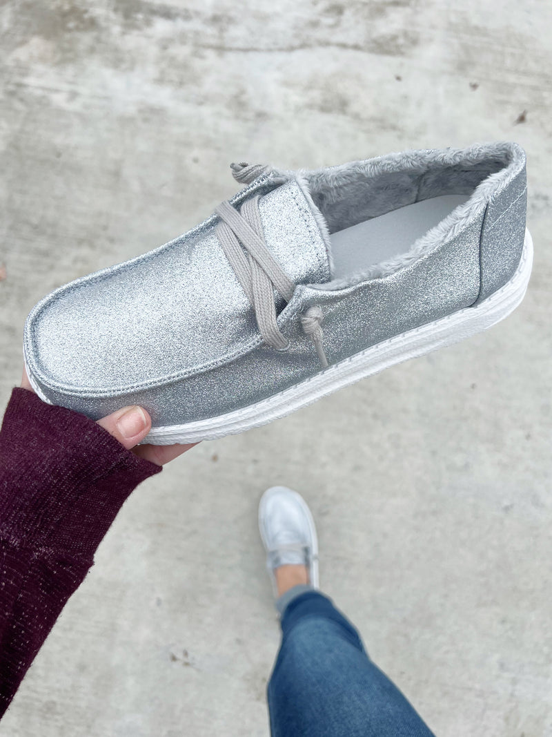 Gypsy Jazz All That Glitters Sneakers in Silver