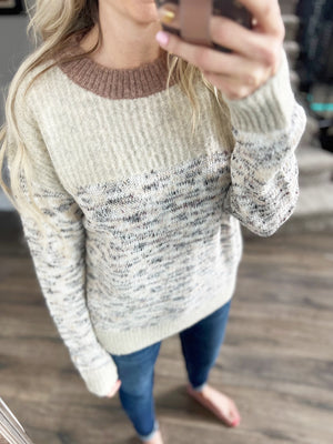 Convince You Color Block Sweater