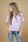 You Know What to Do Tee in Lavender (SALE)