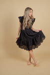 Being Real Eyelet Dress in Black