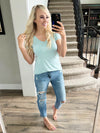 Pleasure To Meet You V-Neck Tee (Bright Colors) (SALE)
