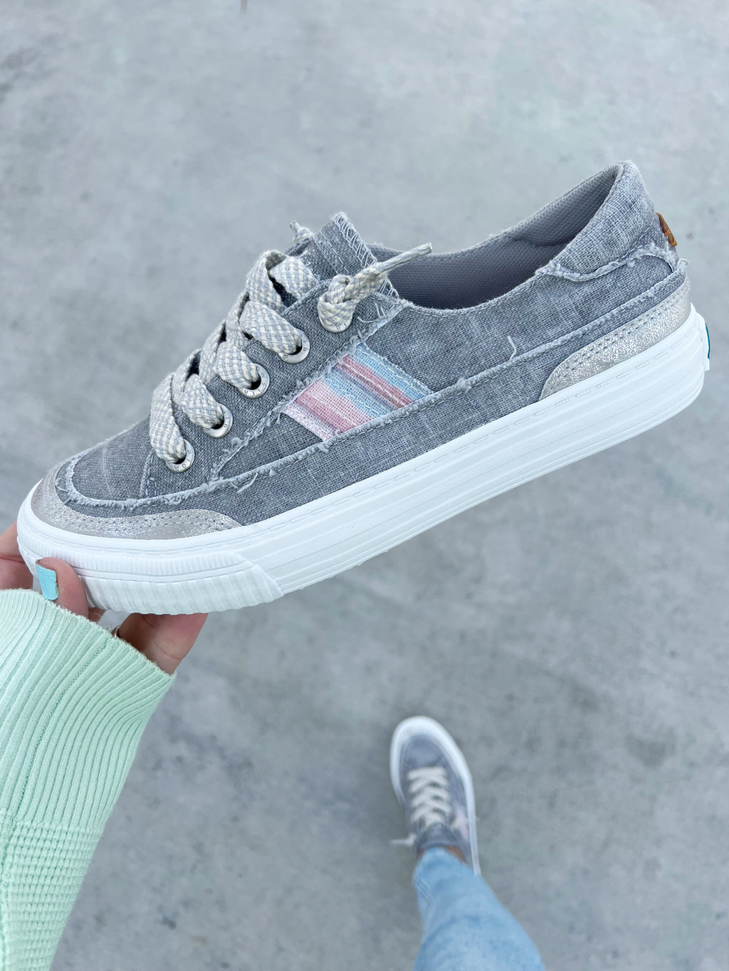Blowfish Gather Together Sneakers in Gray (SALE)