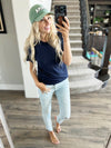 **Deal of the Day** Totally Fine Short Sleeve Top (Multiple Colors)