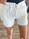 KanCan Like This Striped Shorts (SALE)