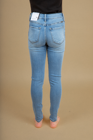 KanCan Out of It All Light Wash Skinny Jeans