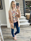 Leading Lady Cardigan in Light Pumpkin