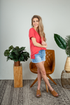 Sing Along V-Neck Top (Multiple Colors)