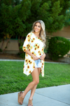 Carry On Sunflower Tunic Top in Ivory (SALE)