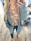 Going Places Cardigan in Blue