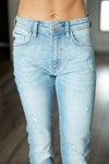 KanCan Hear It Distressed Light Wash Jeans (SALE)