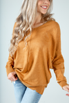 Take It Pullover Sweater in Maple (SALE)