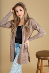 The Other Side Cardigan in Mocha