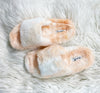 Crazy Fun Slippers in Peach (SALE)