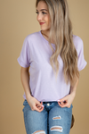 You Know What to Do Tee in Lavender (SALE)