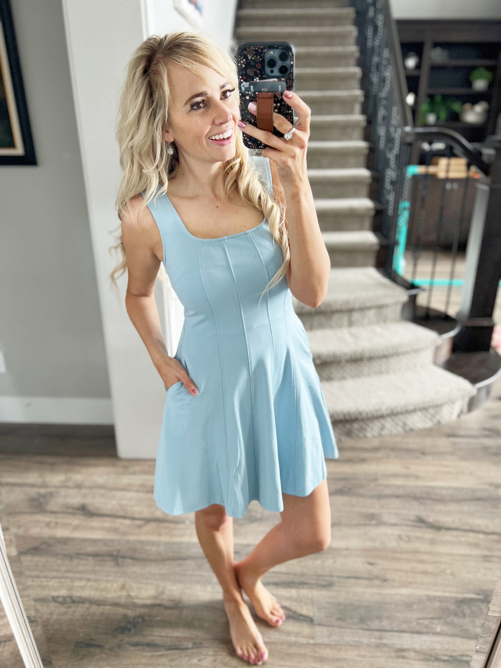 Unstoppable Dress in Baby Blue