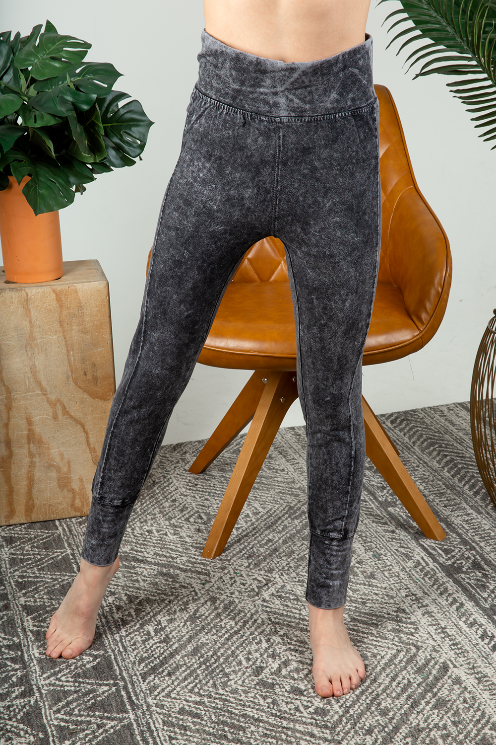 Who You Are Leggings in Vintage Charcoal (SALE)