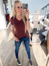 **Deal of the Day** Happen Chance V-Neck Tee (Multiple Colors)