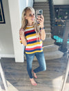 Step Right Up Striped Top