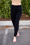 Falling Behind Joggers in Black