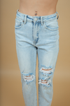 Risen What it Seems Light Wash Distressed Jeans