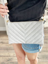 Need to Know Cross Body Bag in Gray