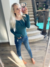 One at a Time Henley Top (Multiple Colors) (SALE)