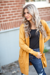 Hold Me Close Cardigan in Gold